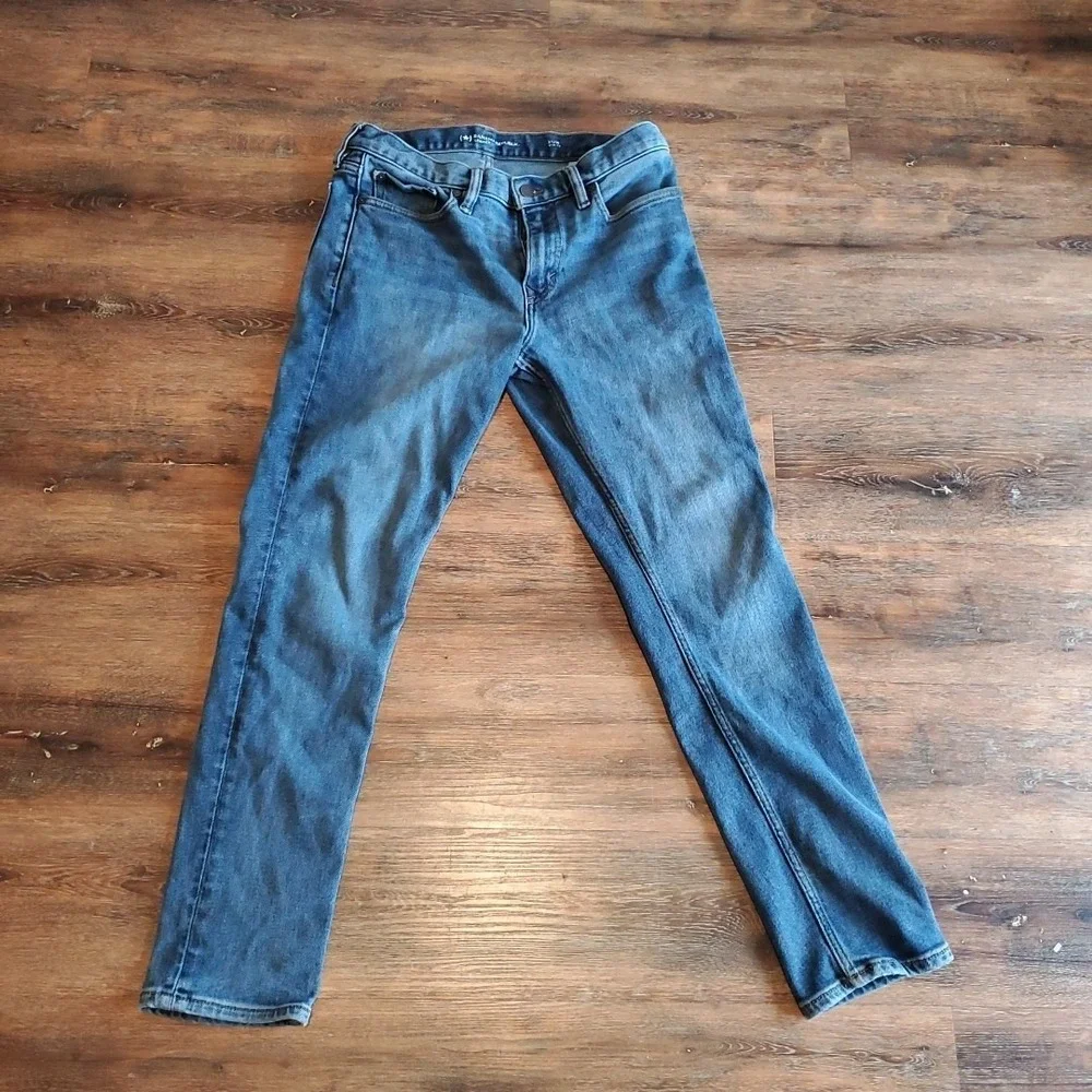 Banana Republic Legacy Jeans Mens 31x30 Slim Fit Medium Wash Blue Denim Stretch
